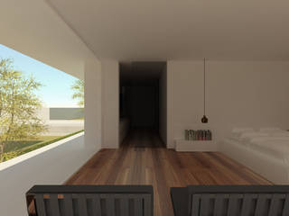 Nuova abitazione bifamiliare, MIDE architetti MIDE architetti Scandinavian style bedroom