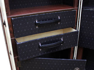 DESK BOOKCASE OFFICE STEAMER TRUNK, AM Florence AM Florence Classic style study/office Wood Wood effect