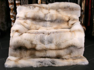 Fawnlight Fuchs Pelzdecke - SAGA, Lars Paustian - International Fur Lars Paustian - International Fur Kamar Tidur Modern Bulu White
