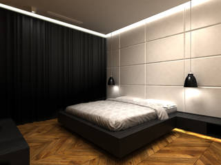 konkurs apartament w stylu glamour, noobo noobo Classic style bedroom