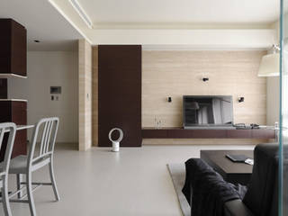 無印設計宅, 大荷室內裝修設計工程有限公司 大荷室內裝修設計工程有限公司 Salas de estilo minimalista