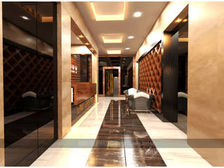 Grand Karot Hotel, anılbora3D & İÇ MİMARLIK anılbora3D & İÇ MİMARLIK مساحات تجارية خشب Wood effect