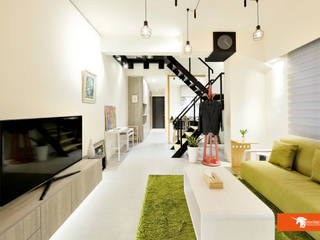 天朗氣清－王家老宅翻新, Unicorn Design Unicorn Design Eclectic style living room