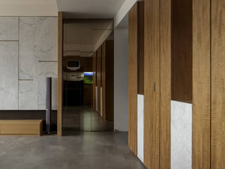 大荷室內裝修設計工程有限公司 Moderner Flur, Diele & Treppenhaus