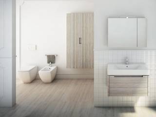 Rendering 3D, Orlando Amelia CGI + Graphic Design Orlando Amelia CGI + Graphic Design Modern bathroom