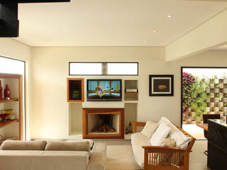 Casa AT, Taguá Arquitetura Taguá Arquitetura Modern Living Room