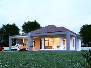 แบบบ้านชั้นเดียว, Takuapa125 Takuapa125 現代房屋設計點子、靈感 & 圖片