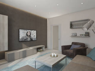 ЖК Триумф Парк, Amaizing Home Amaizing Home Minimalist living room