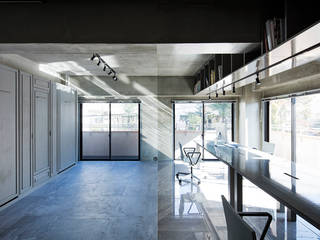 CLASS, 松島潤平建築設計事務所 / JP architects 松島潤平建築設計事務所 / JP architects Rustic style study/office Concrete