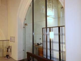 Glass meeting room in Church building renovation , Ion Glass Ion Glass مساحات تجارية زجاج