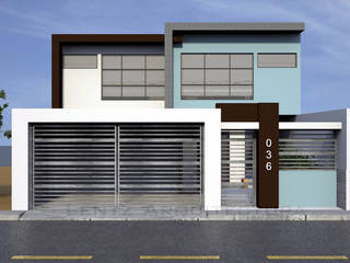 Residencia VR - Playas de Tijuana, Mexico, Lentz Arquitectura Diseño y Construcción Lentz Arquitectura Diseño y Construcción Nhà Bê tông cốt thép