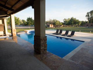 HACIENDA SAN PEDRO, TAMEN arquitectura TAMEN arquitectura Moderne Pools