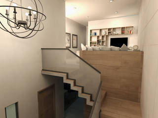 CH, TAMEN arquitectura TAMEN arquitectura Pasillos, vestíbulos y escaleras modernos