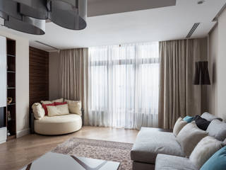 Квартира для отдыха у моря, Bellarte interior studio Bellarte interior studio Minimalist living room White