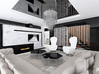 SALON | Inspiracje wnętrz, ARTDESIGN architektura wnętrz ARTDESIGN architektura wnętrz Modern living room