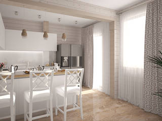 Деревянный дом, needsomespace needsomespace Cocinas de estilo minimalista