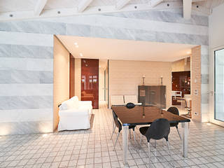 Residenza Privata A.P. - Marina di Pietrasanta, Zeno Pucci+Architects Zeno Pucci+Architects Modern Living Room