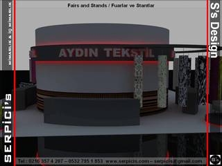 AYDIN TEKSTİL – FUAR PROJE TASARIM ve UYGULAMALARI – SERPİCİ's MİMARLIK ve İÇ MİMARLIK – S's Desıgn, SERPİCİ's Mimarlık ve İç Mimarlık Architecture and INTERIOR DESIGN SERPİCİ's Mimarlık ve İç Mimarlık Architecture and INTERIOR DESIGN Bedrijfsruimten Hout Hout