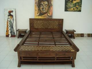 Tata mi zen , comprar en bali comprar en bali Asian style bedroom Solid Wood Brown