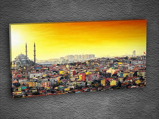 İstanbul Tabloları, Tabloda Tabloda 모던스타일 벽지 & 바닥