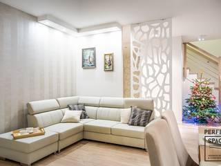 2-poziomowe mieszkanie, Perfect Space Perfect Space غرفة المعيشة