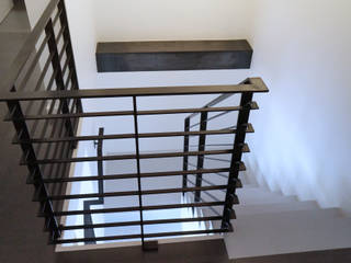 Duplex Apartment Gut Renovation , Atelier036 Atelier036 Modern corridor, hallway & stairs