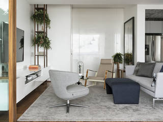 360º Apartment, DIEGO REVOLLO ARQUITETURA S/S LTDA. DIEGO REVOLLO ARQUITETURA S/S LTDA. Modern living room