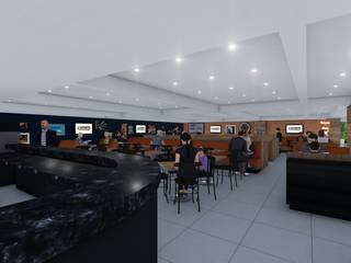 Restaurante Mustang - Shopping, MRAM Studio MRAM Studio Bedrijfsruimten