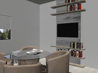 CO, TAMEN arquitectura TAMEN arquitectura Modern Study Room and Home Office