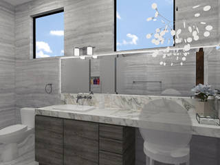 RP, TAMEN arquitectura TAMEN arquitectura 現代浴室設計點子、靈感&圖片