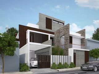 Bungalow Architecture Design, DLEA DLEA Modern houses