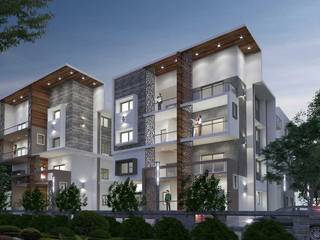 Apartment Architecture Design - Kilpauk, DLEA DLEA Rumah Modern