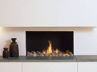 Bespoke Fireplaces: Best architects and designers in the UK, The Platonic Fireplace Company The Platonic Fireplace Company Modern living room Slate