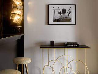 Apartament Paryż, we do design.pl we do design.pl Living room Copper/Bronze/Brass