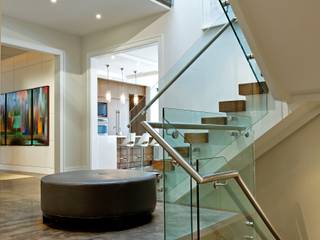Modern Family, Douglas Design Studio Douglas Design Studio Modern Corridor, Hallway and Staircase