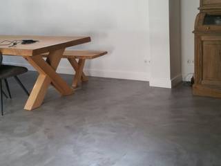 homify Industrial style dining room Concrete