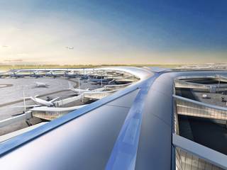 Aedas wins two international competitions to design airport buildings, Architecture by Aedas Architecture by Aedas Commercial spaces