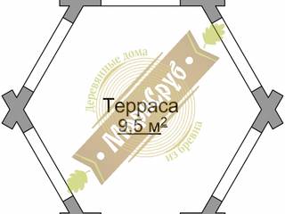 Деревянная беседка с арочными проемами "Летняя", Марисруб Марисруб Terrace Engineered Wood Transparent