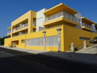 Edifício de habitação no Alto de Algés, 2levels, Arquitetura e Engenharia, Lda 2levels, Arquitetura e Engenharia, Lda Spazi commerciali