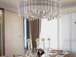 CRISTAIS NA SALA DE JANTAR, Boutique dos Lustres Boutique dos Lustres Classic style dining room