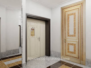Лифтовой холл, Архитектурное Бюро "Капитель" Архитектурное Бюро 'Капитель' Ingresso, Corridoio & Scale in stile minimalista