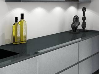 Metallico Metal Lacquer Kitchen Fascias, Deseo Deseo KitchenCabinets & shelves