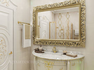 Ванная, Архитектурное Бюро "Капитель" Архитектурное Бюро 'Капитель' Classic style bathroom