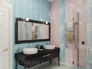 Ванная, Архитектурное Бюро "Капитель" Архитектурное Бюро 'Капитель' Ванная комната в стиле минимализм