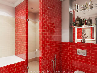 Интерьер ванной, Архитектурное Бюро "Капитель" Архитектурное Бюро 'Капитель' Bathroom