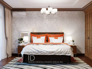 Спальня, Студия дизайна ROMANIUK DESIGN Студия дизайна ROMANIUK DESIGN Classic style bedroom