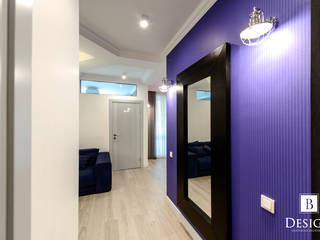Делаем из однокомнатной квартиры двушку на Голосеевской, B-design B-design Eclectic style corridor, hallway & stairs