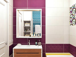 Проект "Счастливый", B-design B-design Eclectic style bathroom