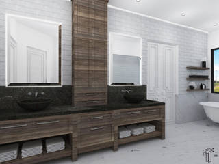 ML, TAMEN arquitectura TAMEN arquitectura 現代浴室設計點子、靈感&圖片