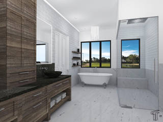 ML, TAMEN arquitectura TAMEN arquitectura Ванная комната в стиле модерн